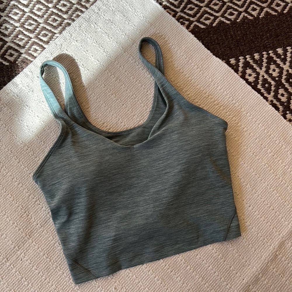 lululemon athletica Gray Tank Top
